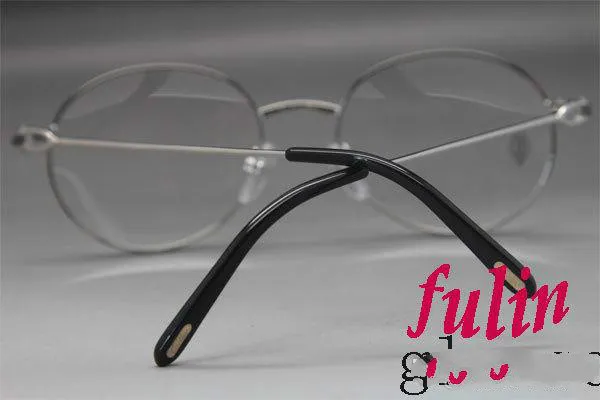 Gros-Marque Desinger-Top Qualité rétro ronde cadre métal lunettes personnalité lunettes de mode 6410163 Taille: 55-20-140mm livraison gratuite
