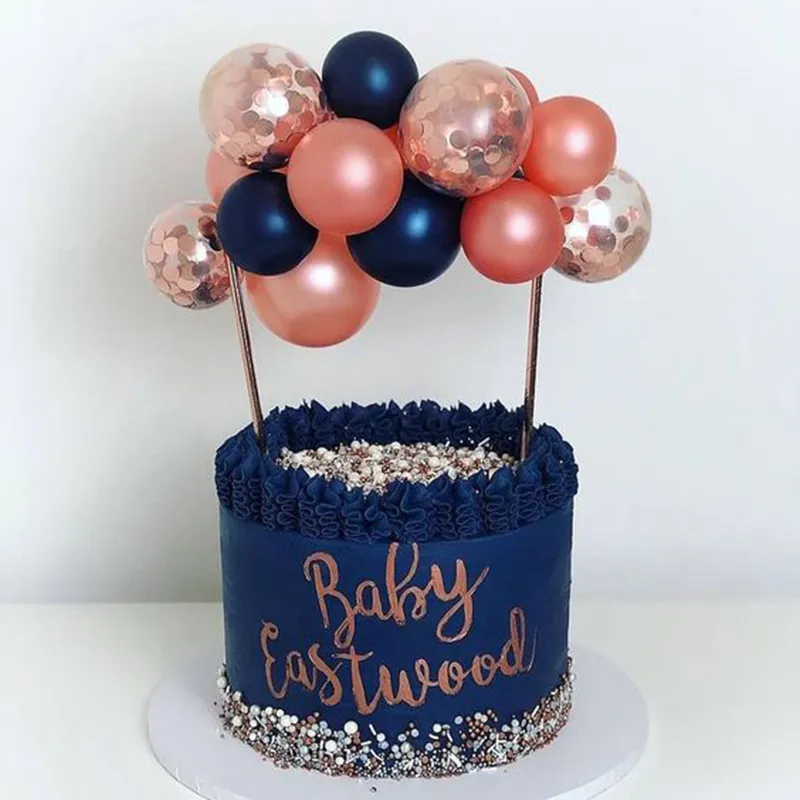 Creative 5inch Balloon Cake Topper Set Birthday Party Home Decor