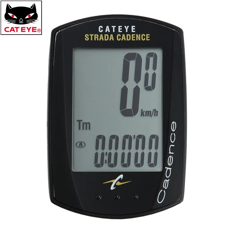 Cateye Originele Strada Cadence CC-RD200 Bike Fietsen Computer Snelheidsmeter Wired Fietsen Sets met 9 Fietsaccessoires