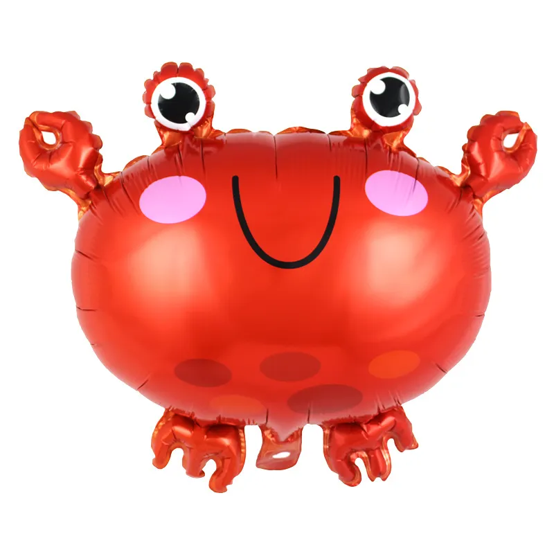 Sea world cute fish octopus foil balloons birthday party decoration ocean animal air ball holiday kids toy supplier