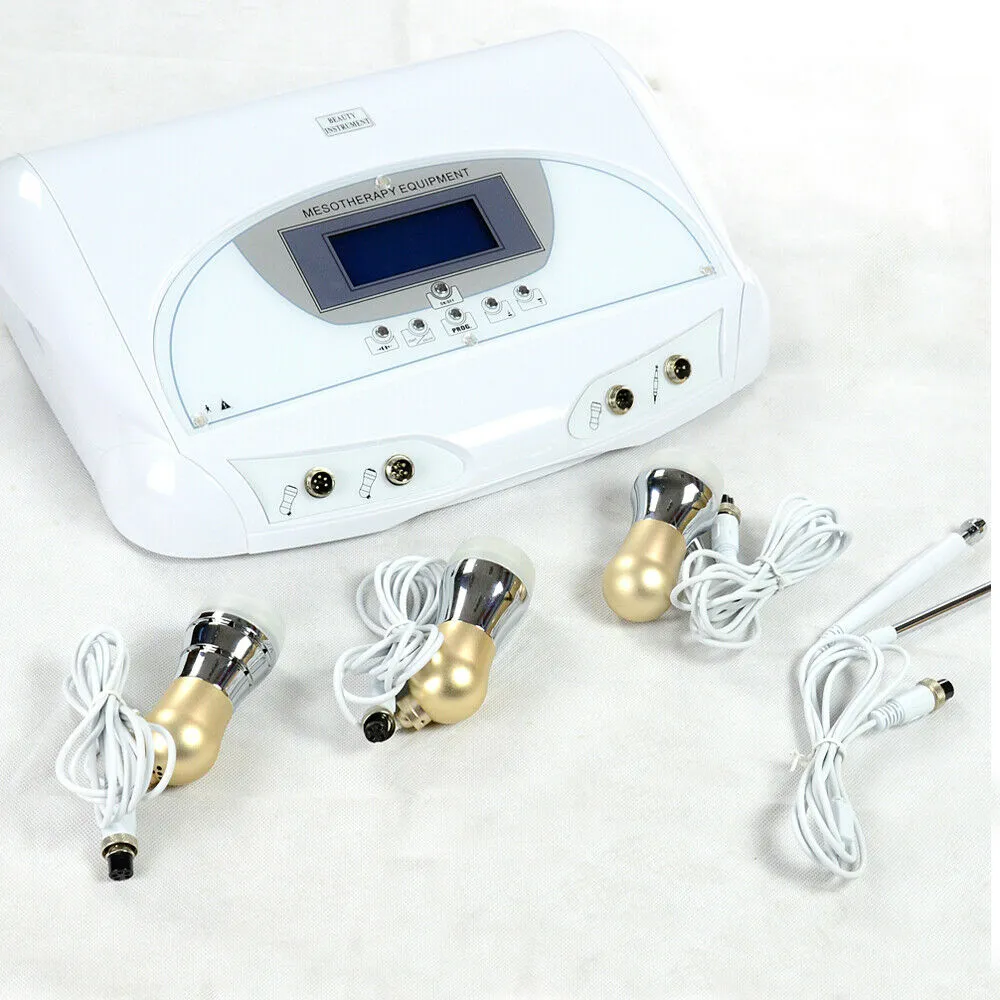 Portable Electroporation Device Needle Free Mesotherapy Meso Machine for facial skin care facial lifting Electrophoresis cooling ultrasound