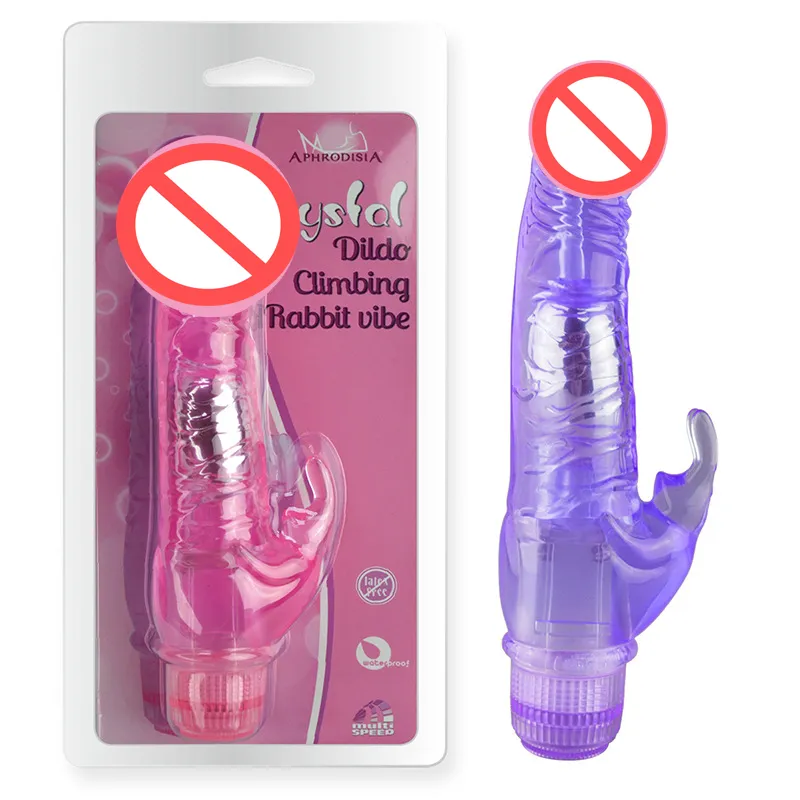 vibrating dild Crystal Rabbit Dild G Spot Vibrator Clitoral... From Sellerluky, $8.05