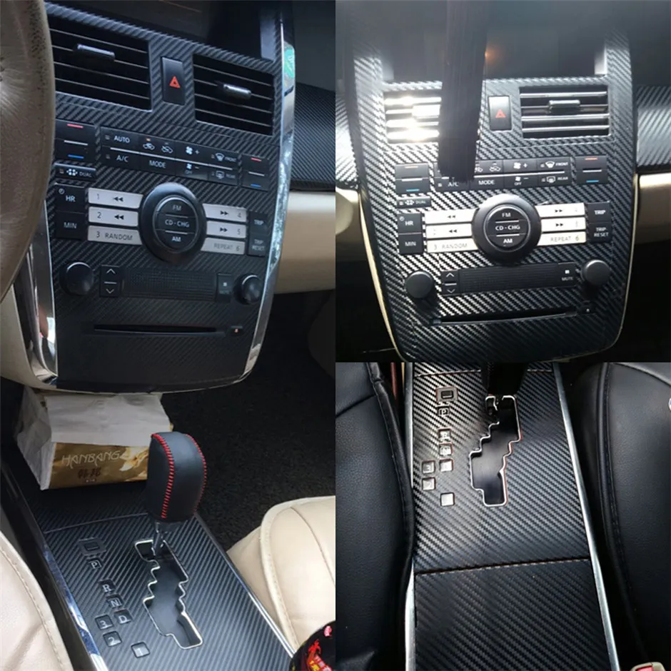 Dla Nissan Teana J31 Samoprzylepne naklejki samochodowe 3D 5D Fiber Vinylowe naklejki samochodowe i naklejki samochodowe