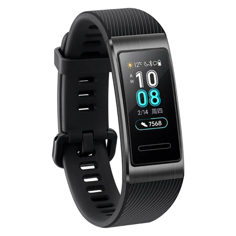 Original Huawei Band 3 Pro GPS NFC Bracelet Intelligent Moniteur de Fréquence Cardiaque Montre Intelligente Sport Tracker Sommeil Montre-Bracelet Pour Android iPhone Montre
