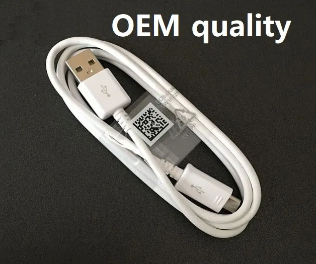 Prezzo di fabbrica Originale OEM S4 Cavo USB V8 Adattatore per caricabatterie micro USB Sincronizzazione dati Cavo di ricarica per telefono cellulare Android Samsung Galaxy S6 S7 Edge