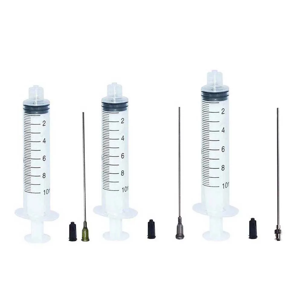 10ML 10cc الحقنة 16G 14G بلانت نصيحة إبرة طول 10cm وكاب حزمة من 10