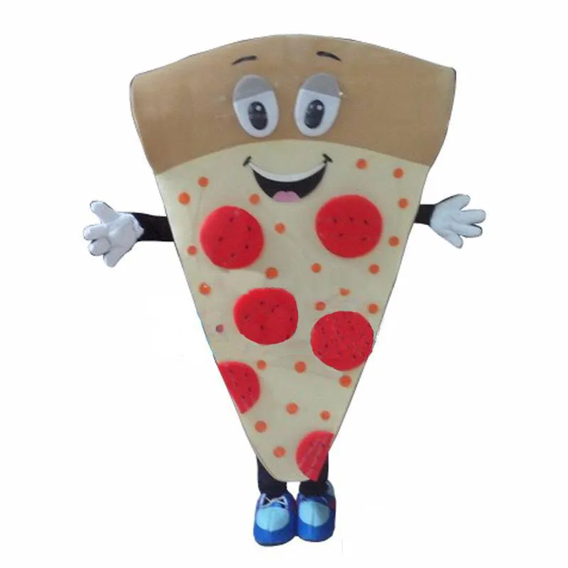 2019 Fabriks New Pizza Mascot Kostym för vuxna Jul Halloween Outfit Fancy Dress Suit Gratis frakt