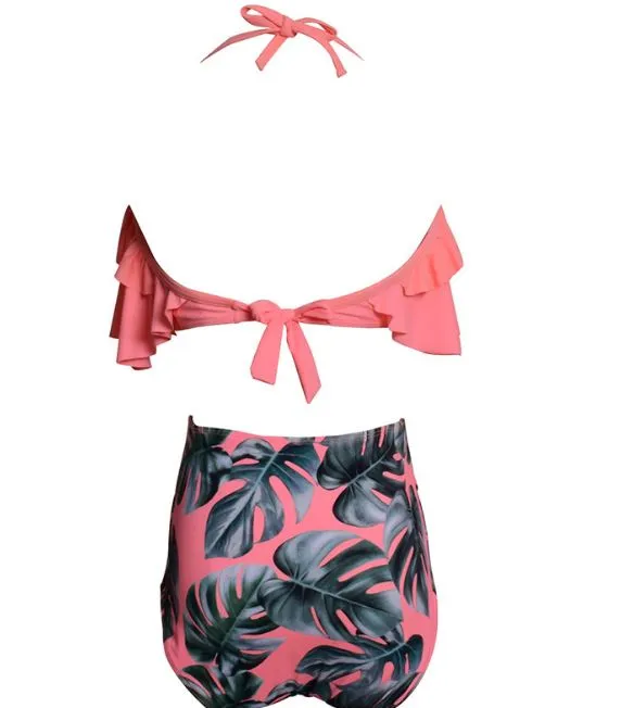 Neue Frauen Bikini sexy hohe Taillenspaltung Multicolors Sommerzeit Strandstil Europäischer und amerikanischer Windbadeanzüge5457251
