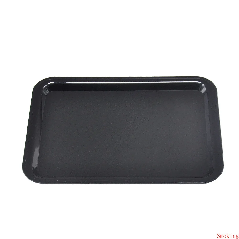 Rolling Tray Plastic Tobacco 18x12cm S Size Small Hand Roller Roll Tin Pure Color Case Spice Cartoon Plate for Smoking