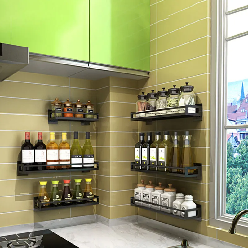 Stainless Steel Spice Rack Wall Mounted Storage For Oil Salt Sauce More From Tgrff 24.39 DHgate.Com
