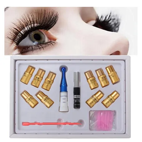 Wimpern-Dauerwellen-Set, Wimpern-Lifting, Cilia-Lift-Dauerwellen-Set mit Stäben, Kleber-Curling und nahrhaftem Wimpern-Lifting-Set