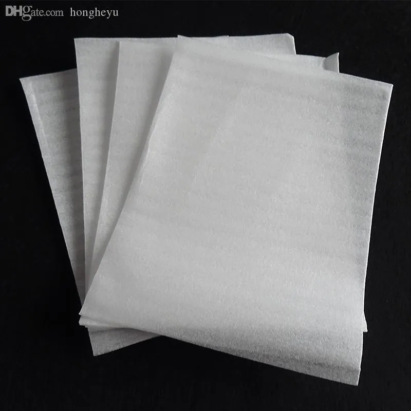 Wholesale-10*20cm 0.5mm 50Pcs EPE Packing Foam Protective Bags Packing Wrap Eva Foam Sheet Board Insulation Verpakking