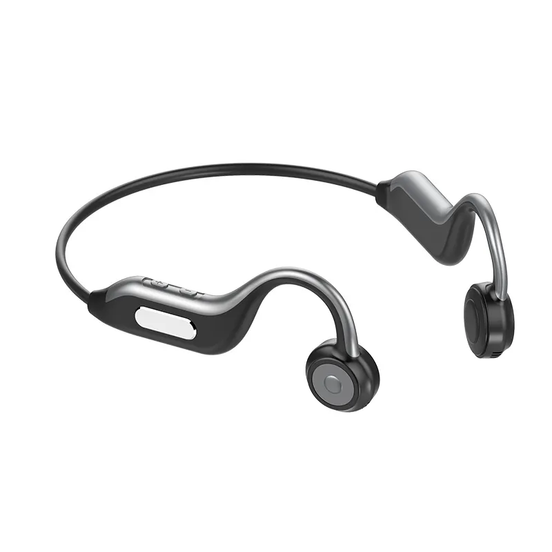 Hot helt ny B1 -benledning Bluetooth -headset 8GB -kort utomhus sportvattentät trådlösa hörlurar med mikrofonhandsfri hörlurar