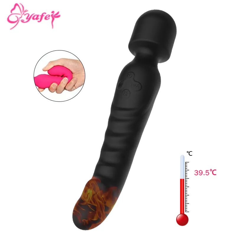 G Spot Krachtige Orale Clit Vibrators voor Dames USB Charge Av Magic Wand Vibrator Massager Volwassen Speeltjes voor Vrouw Masturbator Y191214