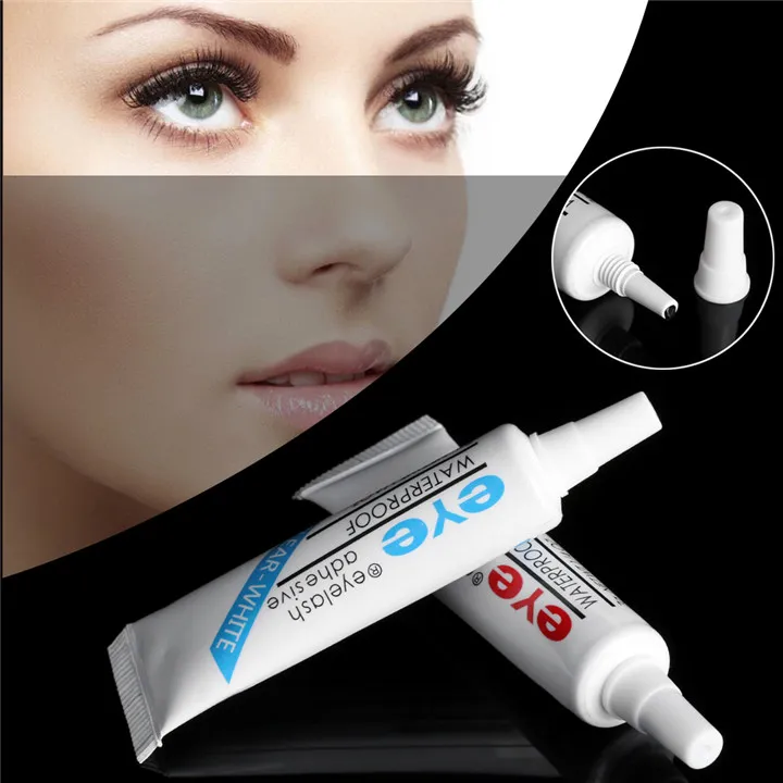 Maquillaje Pegamento para pestañas postizas Pegamento adhesivo para pestañas Claro-blanco / Negro oscuro Extensión de pegamento para pestañas