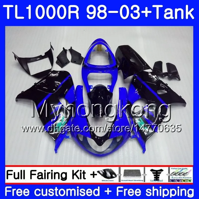 + Suzuki Srad TL 1000 R TL1000R 98 99 00 01 02 03 304HM.1 TL1000 R TL 1000R 1998 1999 2000 2001 2002 2003 블루 블랙 주식 페어링