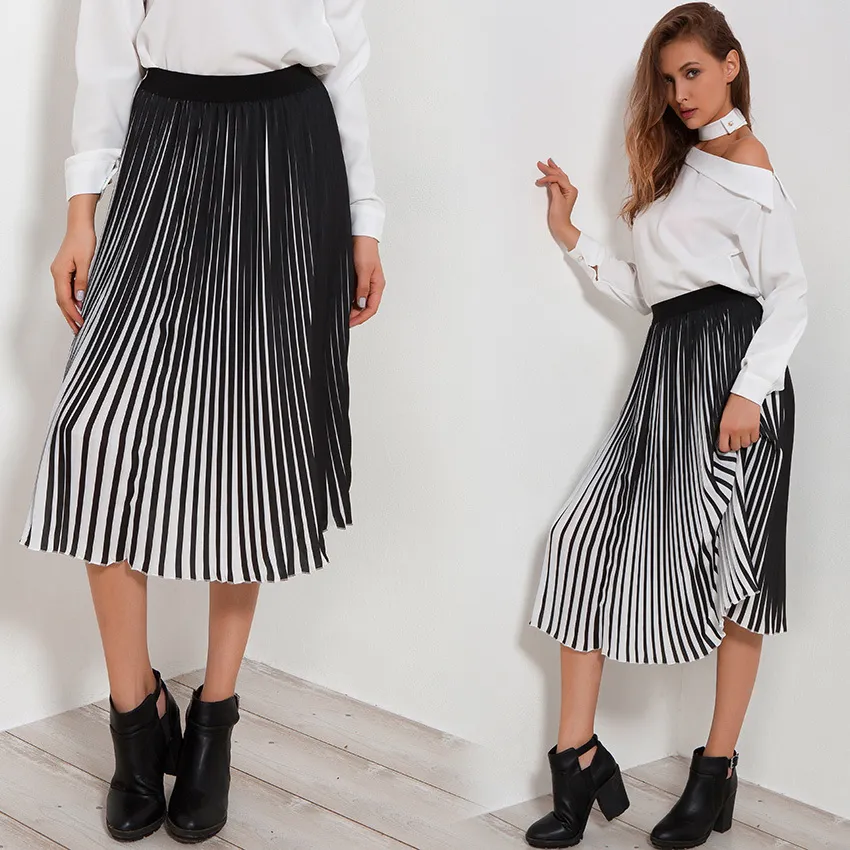 Mid length pleated skirts clearance 2018