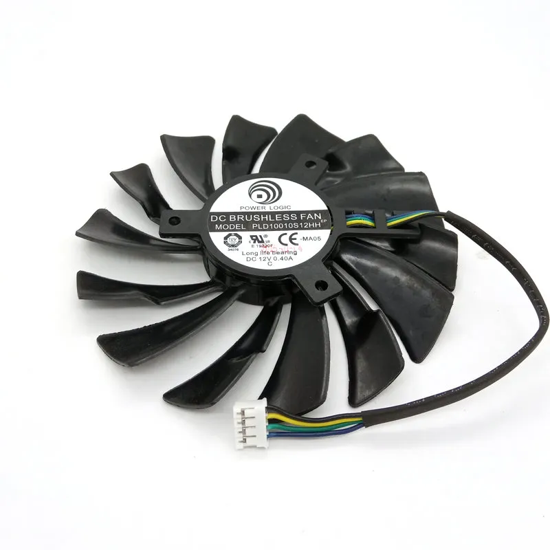 Nowy oryginał do MSI Aero GTX 1070 ITX Graphics Card Fan Fan PLD10010S12HH DC12V 0,40A