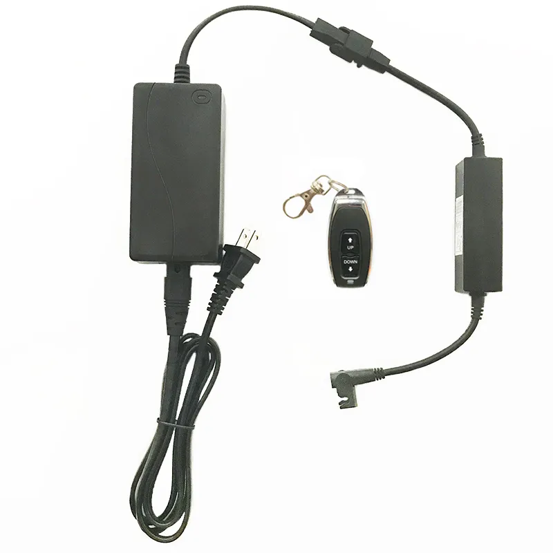 Accessoires de meubles réglable grand écran motorisé électronique TV ascenseur support de montage au plafond rabattable unité de télécommande de levage