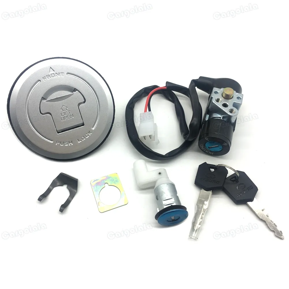 Gloednieuwe Contactslot Brandstof Gas Cap Seat Lock Key Set Voor Honda CBR125R RS RW 2004-2010 Motorcycle255m