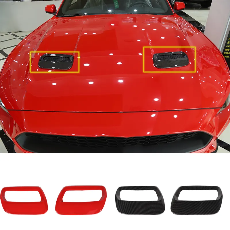 ABS Car Front Hood Air Vent Molding Cover Trim For Ford Mustang 18+ Exterior  Accessories From Szzt20170724, $34.85