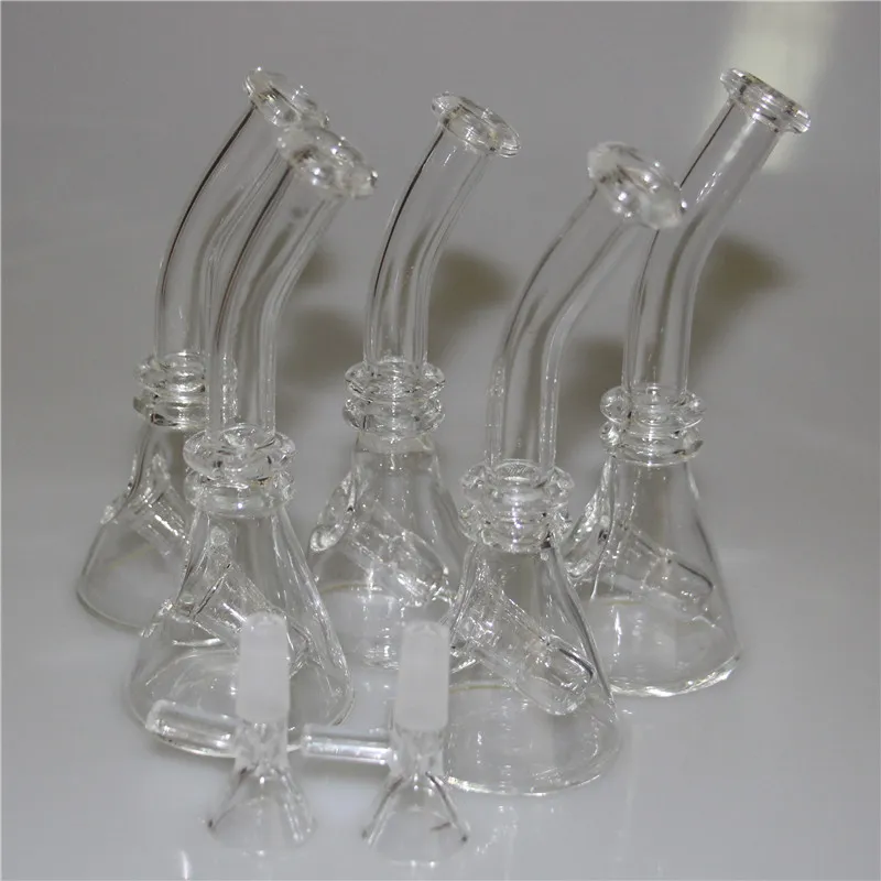 Tubi di fumo di vetro inebrianti Oil Rig Acqua Bong narghilè 10mm Ciotola di tabacco Bong colorato Pipa di fumo Strumento dabber raccoglitore di cenere