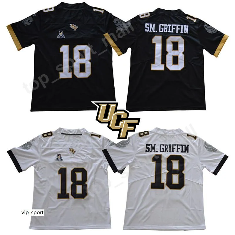 NCAA University of Central Florida Shaquem Griffin Jersey Men Football Black White UCF Knights College Jerseys AAC Stitched Quality