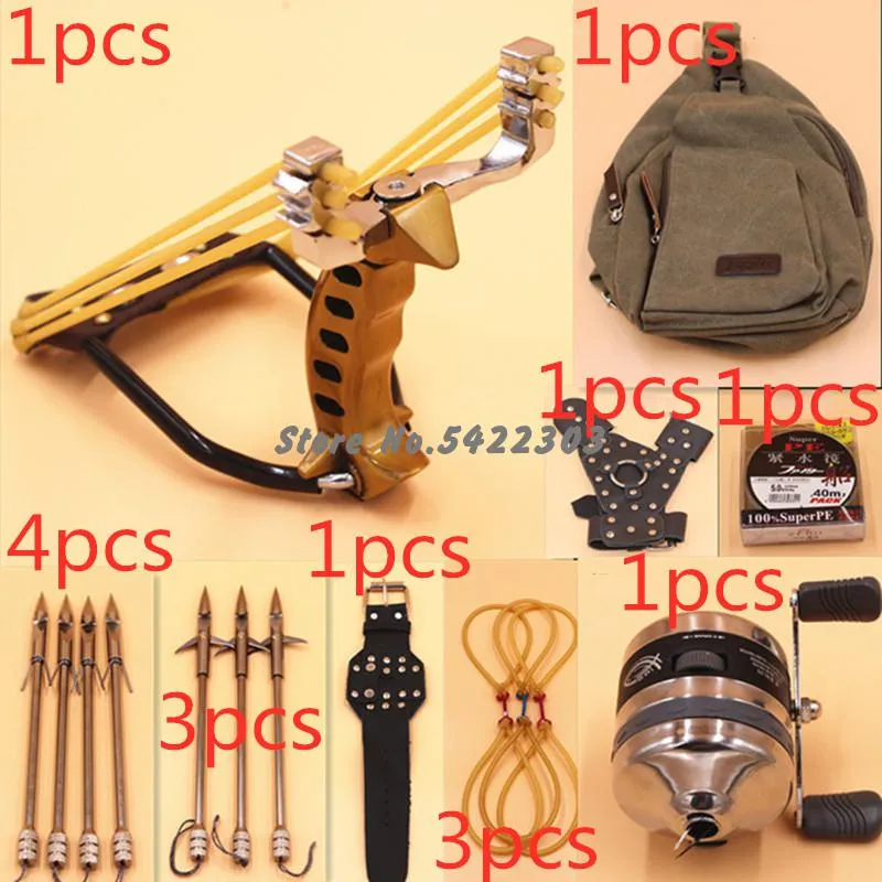 Complete Stainless Steel Slingshot Kit With Catapult Bow, Fishing Reel, And  Hunting Accessories For Shooting And Fishing From Zhangtan584, $69.35
