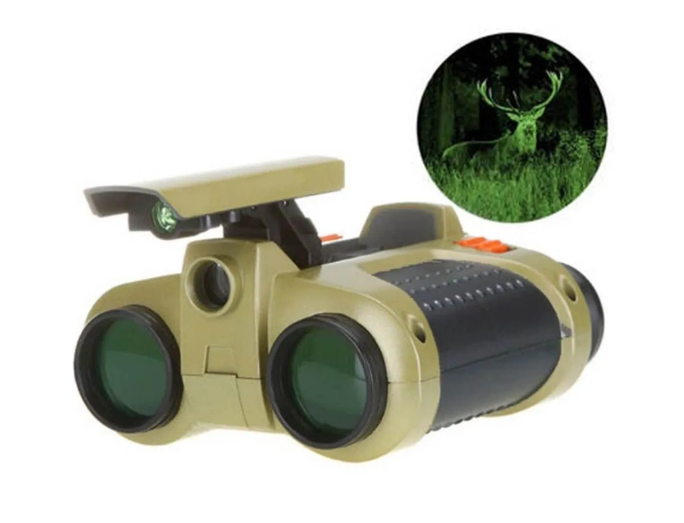 2018 Hot Sale 4x30 Binocular Telescope Night Vision Novelty kids toys Pop-up Light Night for Vision Scope Christmas Gifts