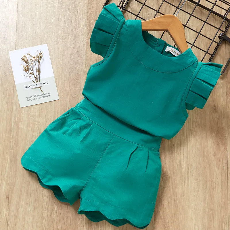 2019 Nuevos Conjuntos De Ropa Para Niñas Y Niños Verano Estilo Marca Para Bebés Ropa Para Niñas Camiseta De Corta + Vestido De Ropa Para Niños Trajes De 16,99 | DHgate