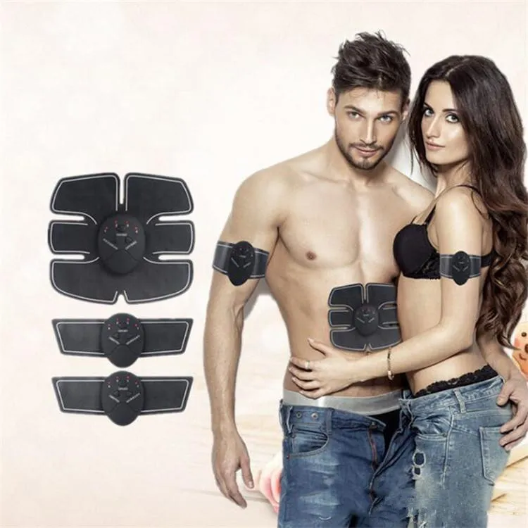 2019 Quente Inteligente EMS Massager Elétrico Sem Fio Abdominal Toner Muscular ABS Fit Músculo Estimulador Abdominal Músculos Abdominais DHL livre