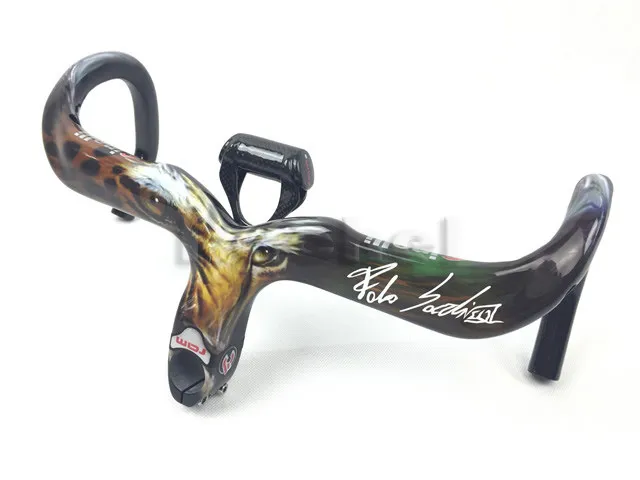 Guidon Carbone Cinelli RAM3 - 420 Mm Tige Intégrée Goutte - Pour Vélo Route/Cyclocross