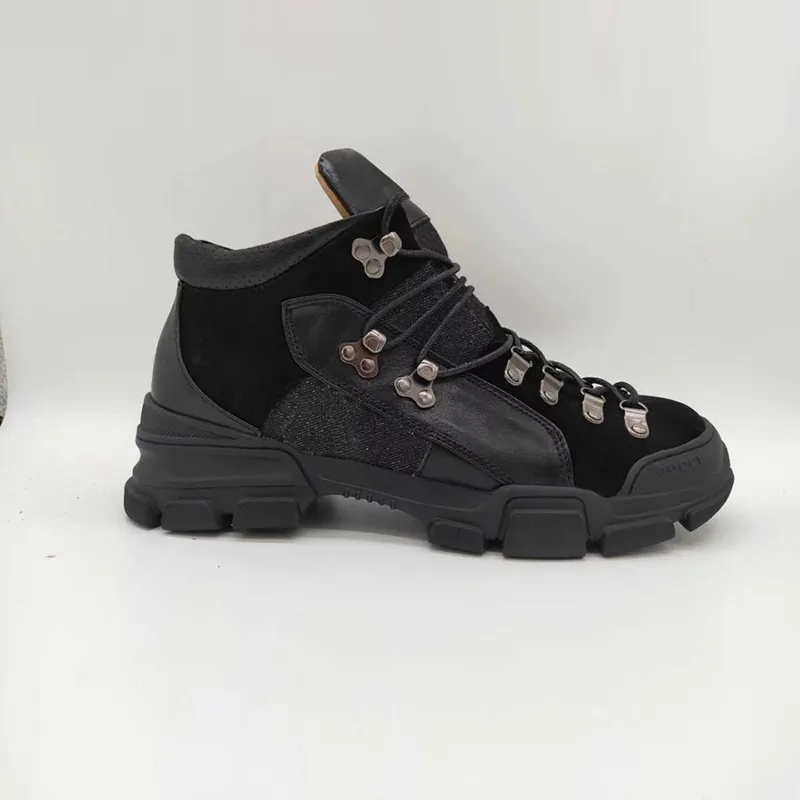 Designer-g Stivali militari Fashion Outdoor Chunky Shoe Martin Boots Sneaker da esterno antiscivolo con scatola