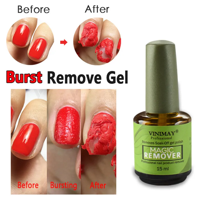 Gel Nail Polish Remover, 2 Pack Nail Gel Polish Remover Set 0.5 fl oz./15ml  | eBay