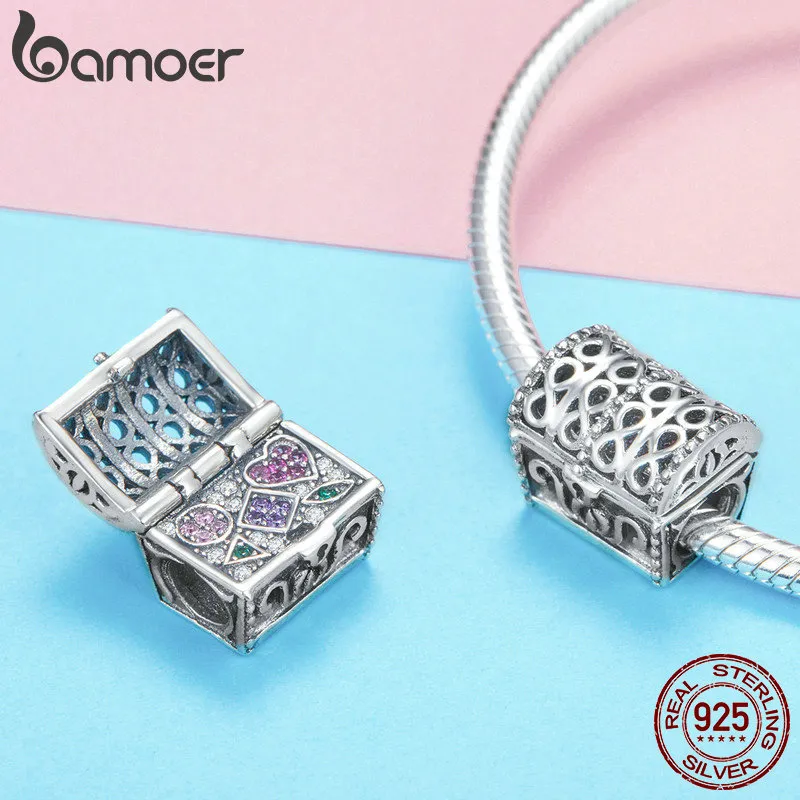 Treasure Chest Beads Real 925 Sterling Silver Charms For Bracelets Necklaces From Wendearjewlery 20 DHgate.Com