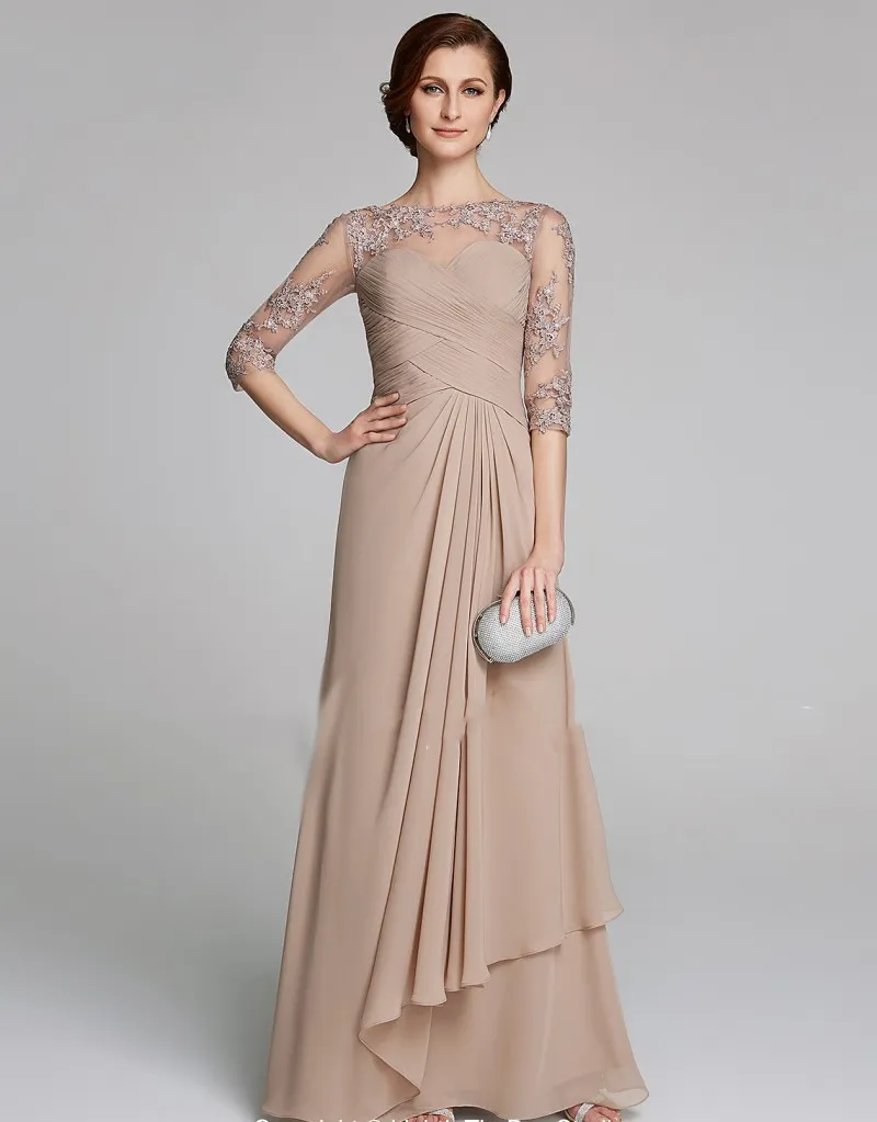 Modest mother of the on sale bride dresses plus size