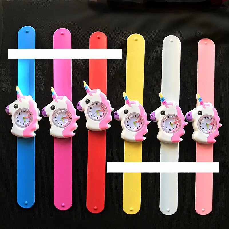 Kinderhorloge Meisjes Pink Unicorn - Kwarts Met 3D Cartoon En Cadeauset