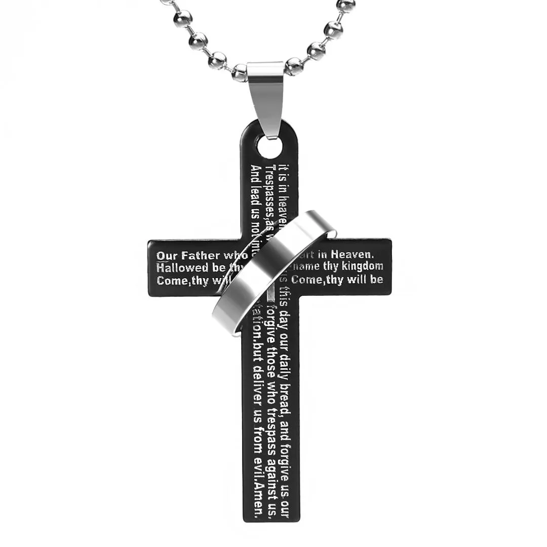 Stainless Steel Vintage Cross Gothic Cross Pendant For Men And Women