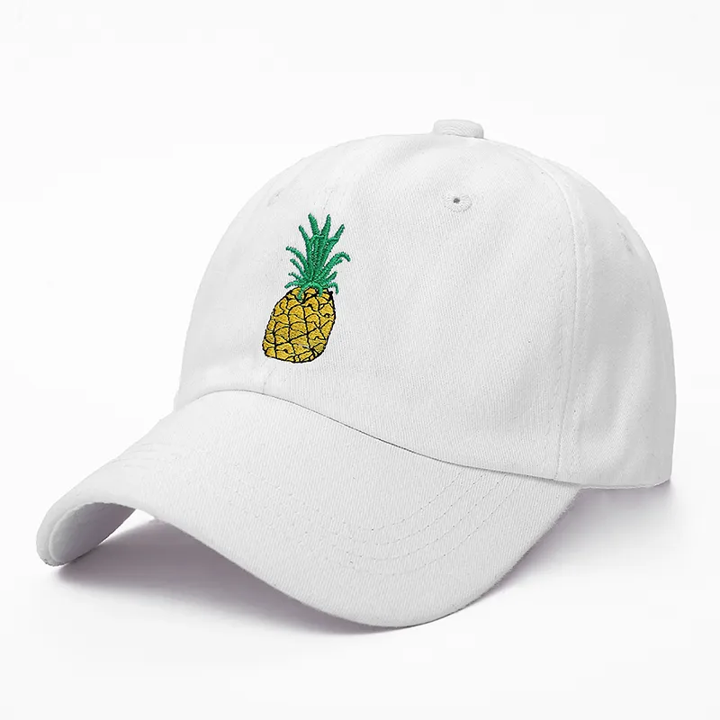 Fashion- Pineapple Baseball Caps Polo Artkappe Vintage USA Trucker Unkonstruierte Mode Unisex-Männer Hüte