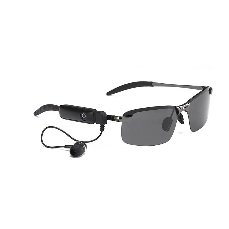 Nya Solglasögon Headset Smart Wear Glasses Trådlös Bluetooth Headset Handsfree Headset Tillämpar till iOS Android Telefon Alla mobiltelefoner