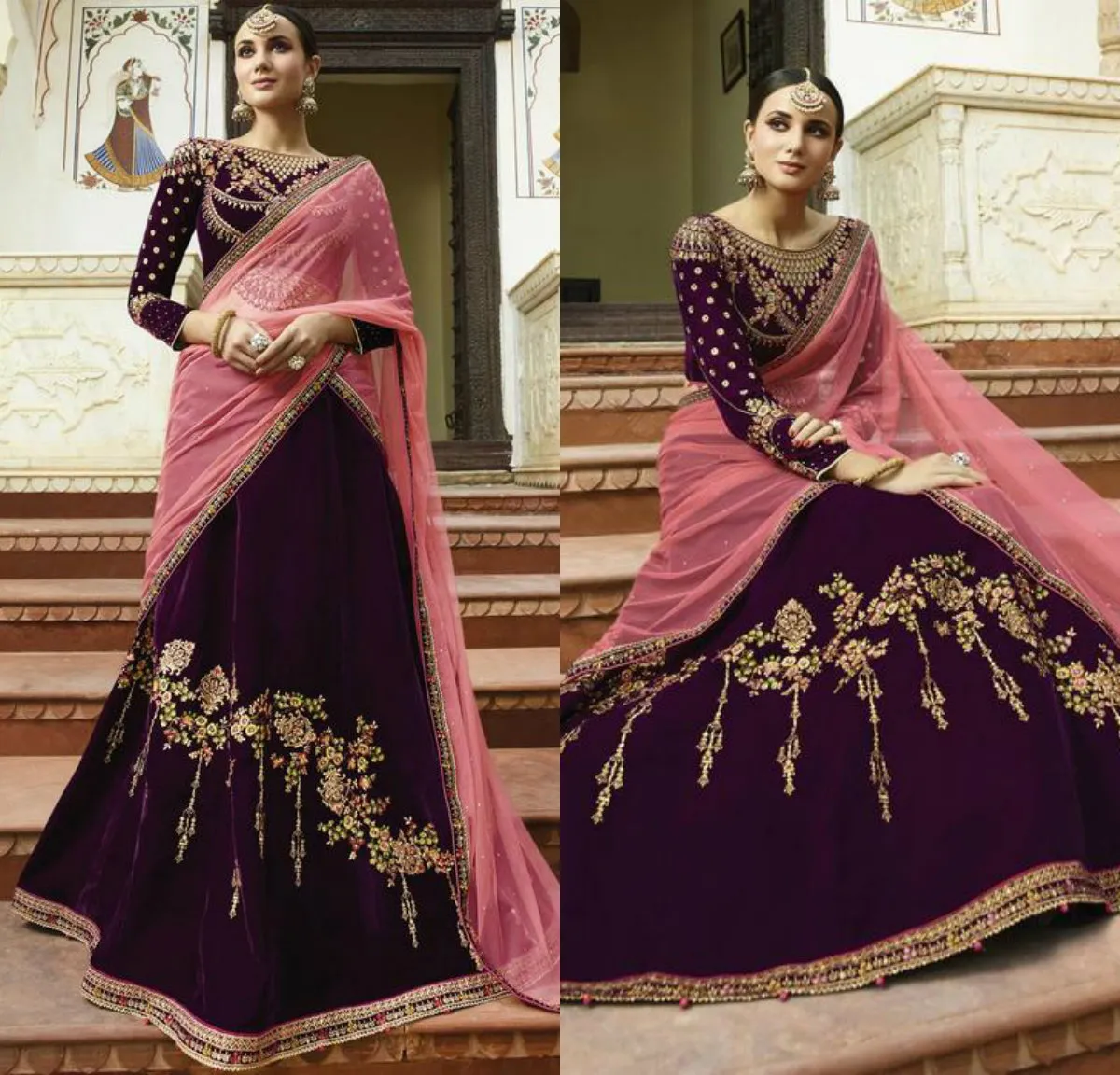 Saree gown | Long gown design, Ladies gown, Silk dress design