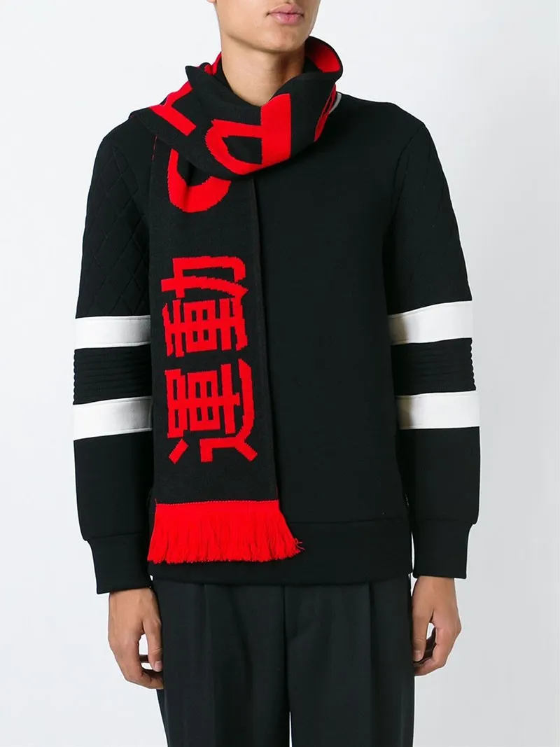 Designer Knitted Scarf - Unisex Hip Hop Style, Soft Cotton