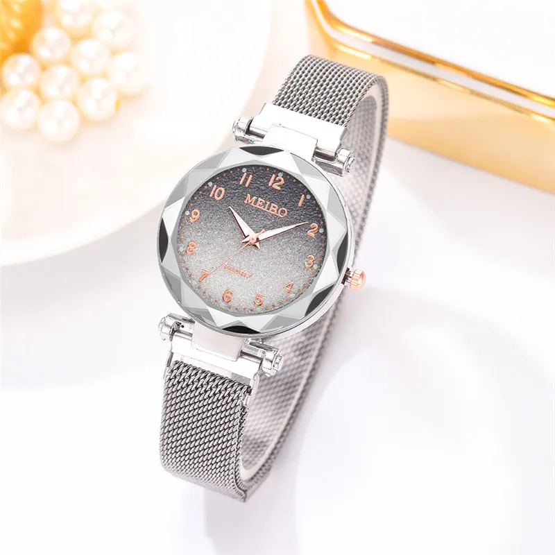 Montres intelligentes et populaires pour femmes et filles, longue ceinture, chaîne, alliage durable, solide, mignon, noir, offre spéciale, 2020