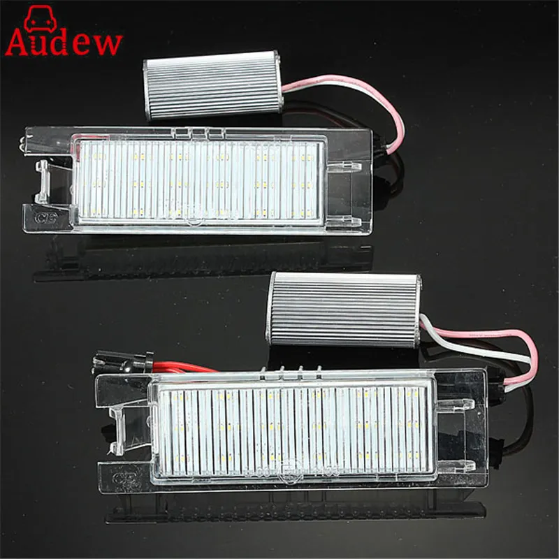 Freeshipping Audew 18 LED License Number Plate Light For Vauxhall Opel Corsa C D Astra H Insignia
