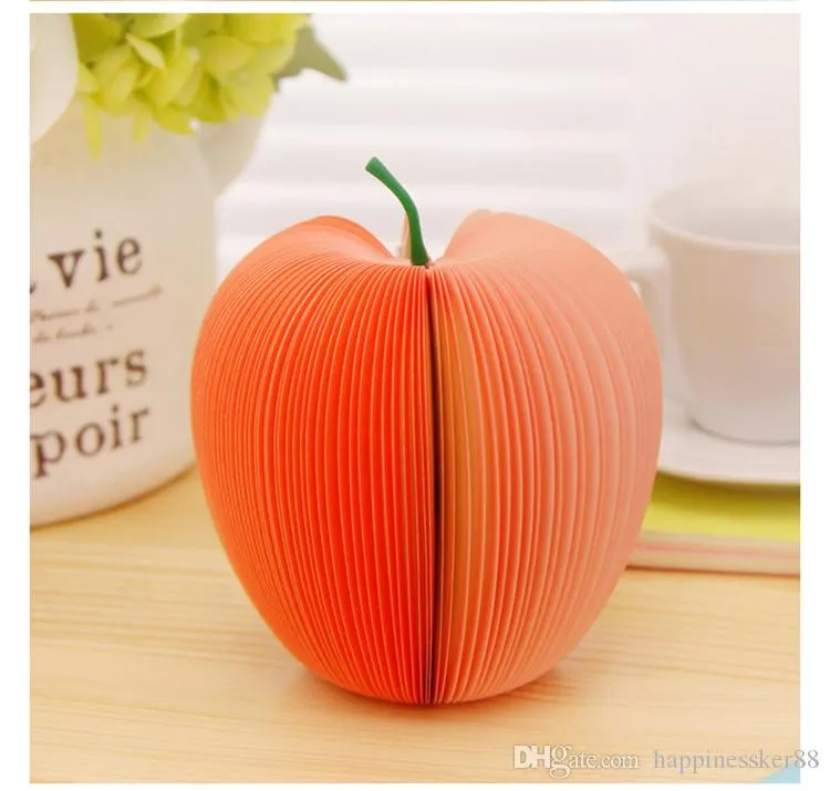 10 Stks Memo Pads Draagbare Scratch Paper Notepads Post Sticky Apple Shape
