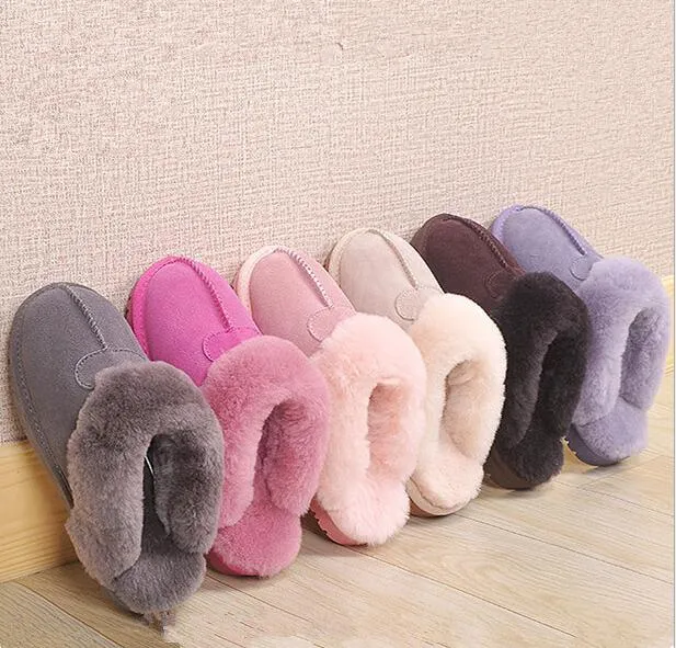 2019 Hot sell Classic design AUS 51250 Warm slippers goat skin sheepskin snow boots Martin boots short women boots keep warm shoes