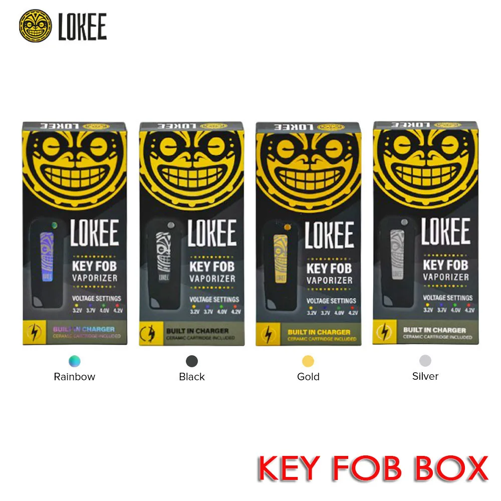 Lokee Key Fob Box VAPORIZER Kit 350mAh Variable Voltage Battery 1ml