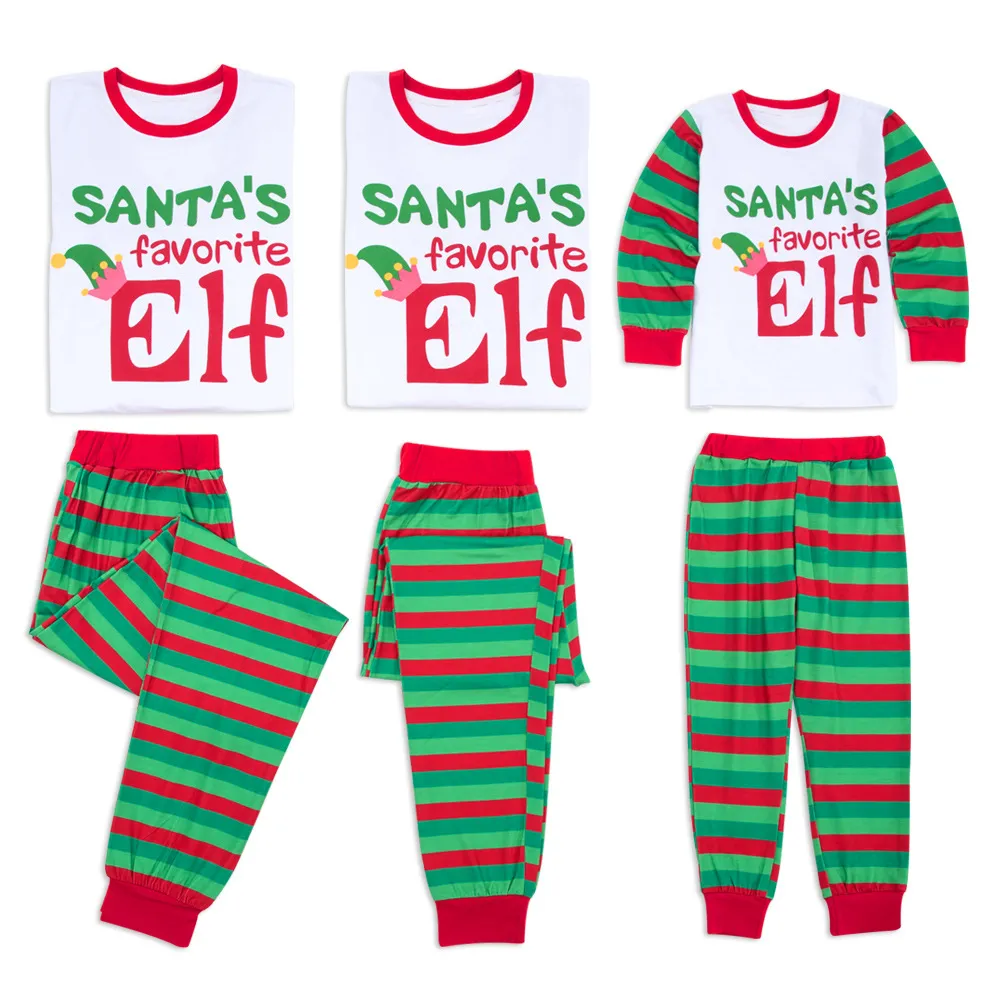 Christmas Family Pajamas Set 2019 New Year Christmas Pajamas Family Matching Outfits Mother Daughter Father Son Family Sleepwear Nighty