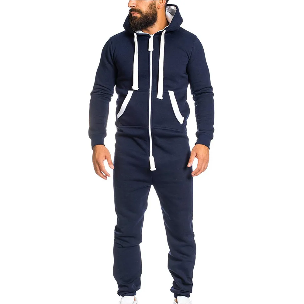 Pijama mono hombre sin capucha 2025