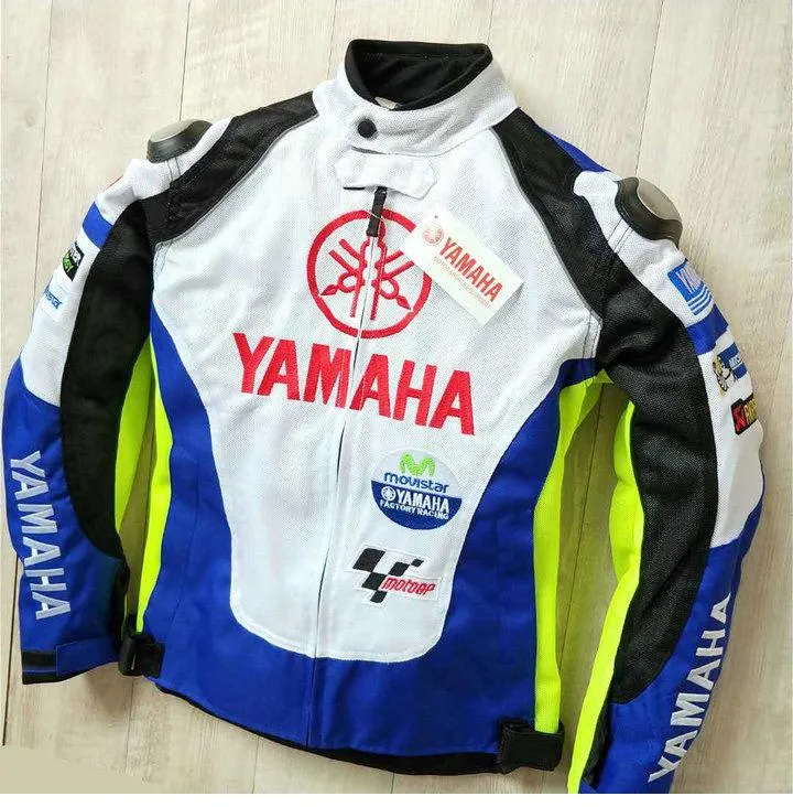 Yamaha Chaqueta De La Motocicleta De Los Hombres A Prueba De Viento Moto De  Carreras Ropa De Protección